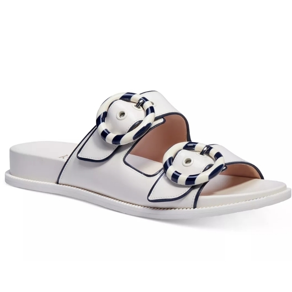 Kate Spade Rhodes Spring Summer Slide Sandals Vacation Beach Size 8 B - Picture 4 of 13